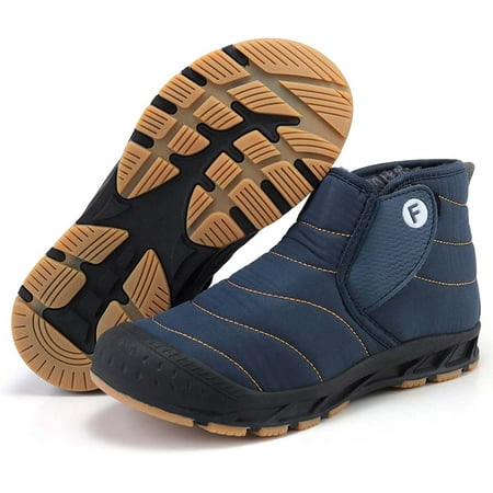 

Winter Snow Ankle Boots Fur Lining Waterproof Outdoor Slip On Booties Sneakers for Women and Men