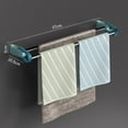 thumbnail image 1 of Practical Towel Organizer Rack Free-Perforation Wall Mounted for Bathroom Kitchen Accessories, 1 of 2