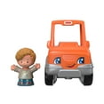 thumbnail image 3 of Fisher-Price Little People Help A Friend Pick Up Truck Toddler Toy Orange Vehicle & Figure, 3 of 6