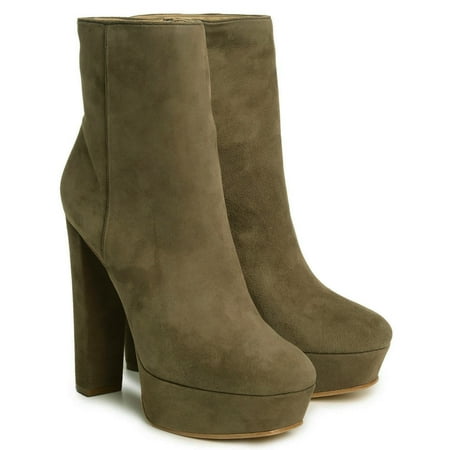 schutz green heels