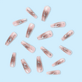 thumbnail image 3 of Fofosbeauty 24pcs Press on False Nails Tips, Coffin Fake Nails, Silver Flame, 3 of 9