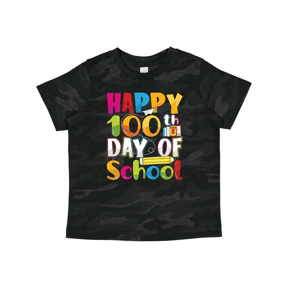 Inktastic Happy 100th Days of School Boys or Girls Toddler T-Shirt