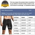 thumbnail image 6 of Runhit 3 Pack Comrpession Shorts Men Workout Running Underwear Athletic Gym Spandex Comrpession Shorts Basketball Base Layer, 6 of 7
