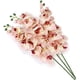thumbnail image 1 of 4 piezas de orquídeas artificiales, flores artificiales decorativas, flores artificiales, tallo de flor artificial, falaenopsis de seda falsa, simulación de tacto real JM, 1 of 5