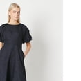 thumbnail image 2 of Principles Womens Jacquard Puff Sleeve Midi Dress, 2 of 4