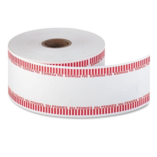 Automatic Coin Rolls, Pennies, $.50, 1900 Wrappers/Roll Automatic Coin Rolls, Pennies, $.50, 1900 Wrappers/Roll