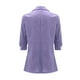 thumbnail image 5 of Vestidos Casuales Para Mujer, Blusas De Mujer De Moda Blusa tipo cárdigan informal con cuello vuelto y mangas 3/4 para mujer, 5 of 6
