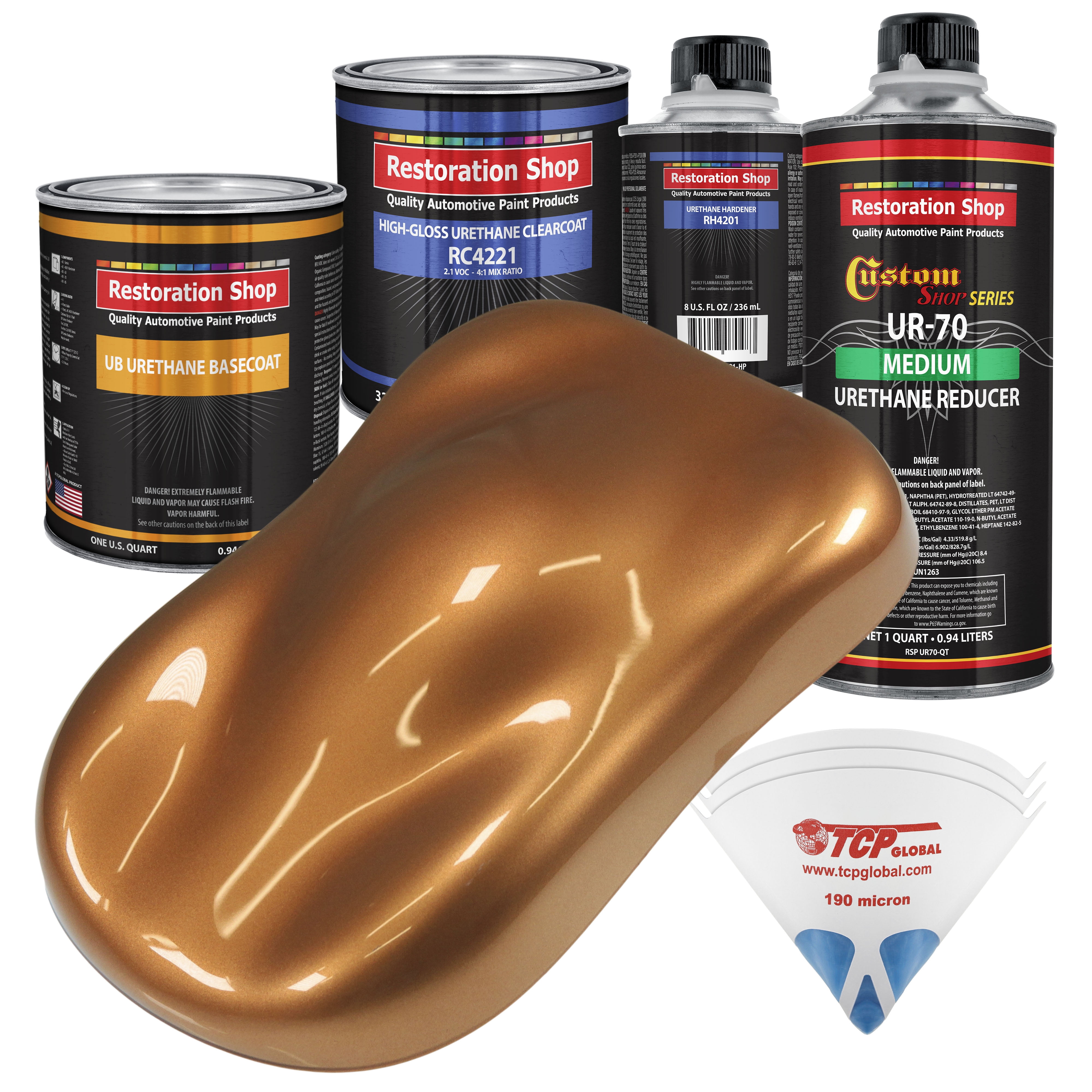 Ginger Metallic Quart URETHANE BASECOAT CLEARCOAT Car Auto Body Paint