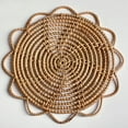 thumbnail image 2 of Clearance!Hanging Woven Wall Basket-Handmade Natural Round Wicker Basket Wall Decor,Boho Styled Seagrass Wall Baskets Deco,for Living Dining Room Kitchen Bedroom Wall Art, 2 of 8