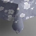thumbnail image 5 of 52x52 Inch Waterproof Square Tablecloth, Thickened Polyester Table Cover for Dining & Parties, Floral Print, 5 of 6