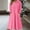 Hot Pink, variant on Women Sweatshirt Dress Winter Dress Long Sleeve Solid Pocket Winter Fall Hooded Dress Women's Summer Dress Casual Dress with Pockets Wrap Dress for Women Midi Women's Casual Ladies T Shirt Dresses