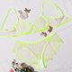 thumbnail image 4 of Gibobby Lencería mujer erótica Lencería para Mujer, Lencería Sexy para Mujer, Conjunto de Lencería a Juego Transparente(Verde, XXG), 4 of 5