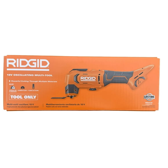 RIDGID Outil Oscillant Sans Fil 18 Volts (Outil Seulement)