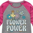 thumbnail image 3 of Peanuts - Flower Power - Toddler & Youth Girls Raglan Graphic T-Shirt, 3 of 6