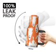 thumbnail image 3 of Orange Halloween Ghosts Tumbler with Handle and Lid,40oz Double Wall Vacuum Insulated Tumbler,Cups Gift for Women and Men, 3 of 7