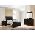 thumbnail image 2 of Carlton 4-piece Twin Bedroom Set Cappuccino, 2 of 20