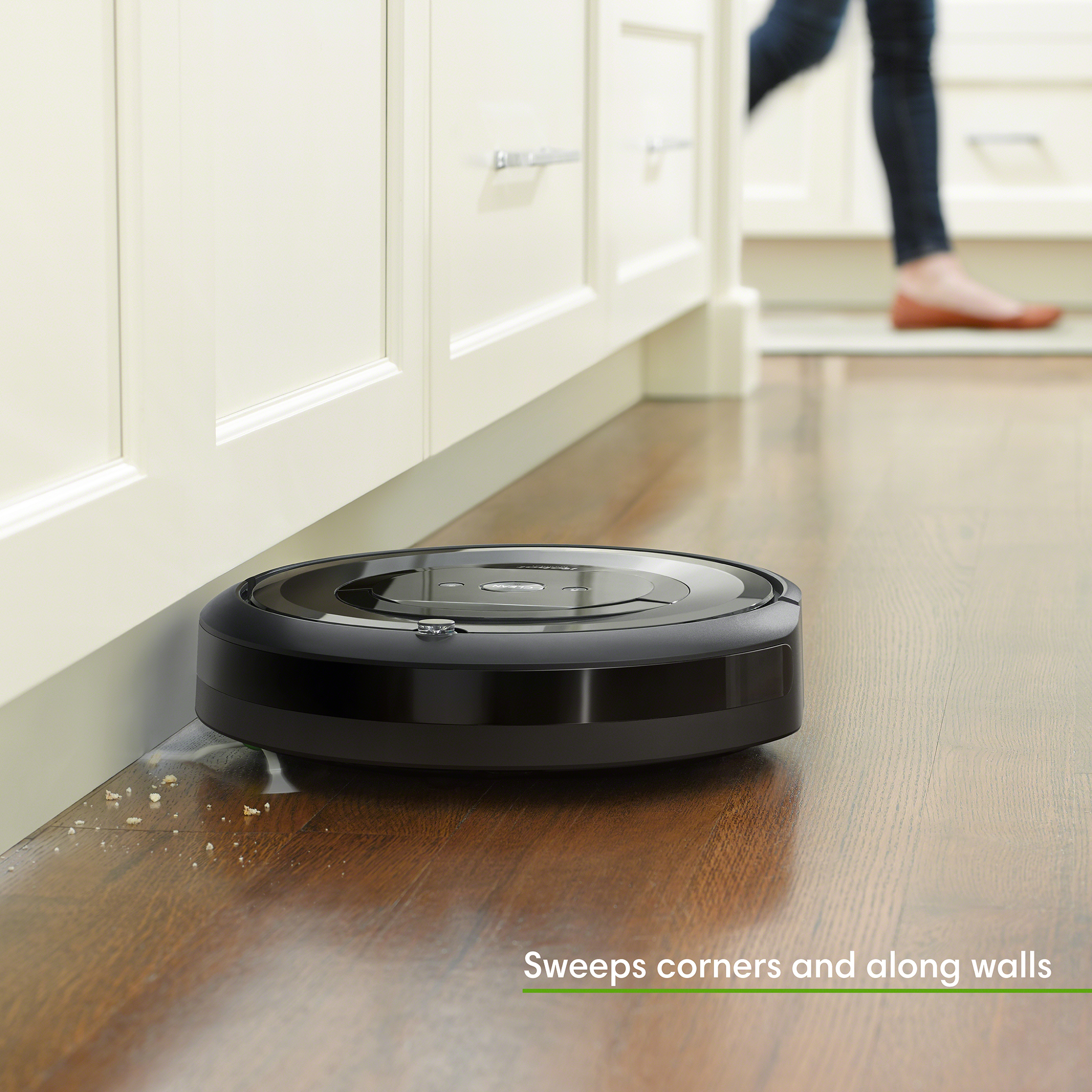 iRobot Roomba e6 (6134) Wi-Fi Connected Robot Vacuum - Wi-Fi Connected, Works with Google, Ideal for Pet Hair, Carpets, Hard, Self-Charging Robotic Vacuum - image 10 of 15