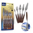 thumbnail image 1 of Set de 5 espátulas para paleta Bluebird Signature de acero inoxidable, 1 of 5