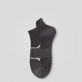thumbnail image 3 of Babcutegg Mens Low Cut Ankle Socks Mesh Breathable Absorb Sweat Lightweight Athletic Socks Dark Gray Size Free Size, 3 of 6