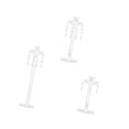 thumbnail image 4 of Candelabro de pilar, soportes de vela de pilar para fiesta, sala de estar, comedor, decoración de velas para el hogar, candelabros de pilar de boda 3 piezas grandes, 4 of 9