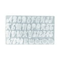 thumbnail image 7 of Milue Jewellery Keychain Making Resin Casting DIY Letter Alphabet Number Resin Molds, 7 of 7