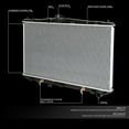 thumbnail image 4 of DNA Motoring For 2010-2018 Toyota Sienna Lexus RX350 AT Factory Style Aluminum Core Radiator DPI 13116, 4 of 5