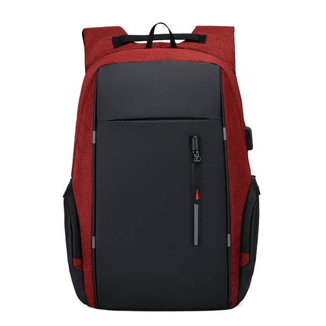 Dsscvnef Men Business Laptop Backpack with USB Charging Port Large Capacity Multifunctional Travel Work Bag for