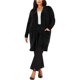 thumbnail image 1 of Michael Kors Suéter cárdigan de terciopelo para mujer, negro, 3X, 1 of 1