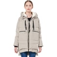 thumbnail image 1 of XBRW Women's Thickened Down Jacket Warm Winter Down Coat, 1 of 6