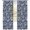 Navy Blue, White, Blue, variant on Botanical Rose Sheer Curtains 84 Inches Long, Vintage Teal Green Floral Leaf Summer Farmhouse Light Filtering Window Curtains for Living Room, Rod Pocket Voile Chiffon Drapes, 52"W x 84"L, 2 Panels