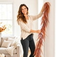 thumbnail image 5 of Fiaya Women 70.86in Artificial Orange Fern Hanging Vine, Wisteria Style Faux Plant for Halloween Party Indoor Outdoor Wall Door Decoration, 5 of 6