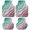 Multicolor, variant on Baseball Sport Car Floor Mats 4 Pieces, Front & Rear Auto Carpet Mats Full Set with Rubber Backing, Modern Abstract Stitching Red Lines Universal All Weather Car Floor Protectors for SUV Truck Van