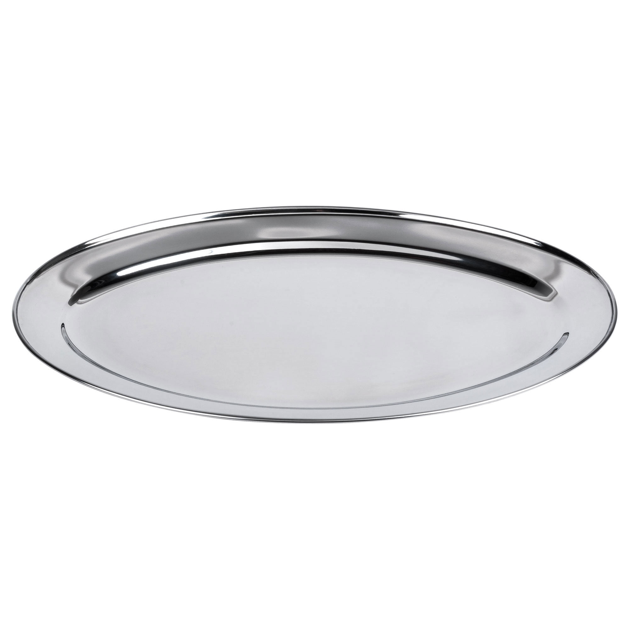 Old World Cuisine *NEW* Small Oval Platter 10 x 6 inch Stainless Steel Platter 