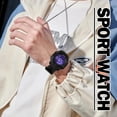 thumbnail image 3 of Men's Digital Watch Waterproof Pedometer Watches Sport Watch Step Counter Calorie Military Watch with Stopwatch Alarm LED Backlight Countdown, 3 of 7
