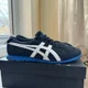 thumbnail image 2 of Onitsuka & Tiger Rio Runner Trainers Sneaker Shoes Black Blue M 9.5 / W 11, 2 of 6
