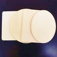 thumbnail image 4 of Astillas de madera decorativas cortadas con láser para hacer tú mismo Astillas de madera geométricas de álamo Adornos Astillas de madera decorativas para el hogar Astillas de madera redondas, 4 of 5
