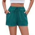 thumbnail image 2 of Activewear Lounge Textured Shorts Blue XL, 2 of 7