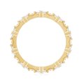 thumbnail image 2 of Rosec Jewels Lab Created Diamond Eternity Ring - Designer Wedding stacking Ring - EF-VS Grade, 10K Yellow Gold, US 12.00, 2 of 8