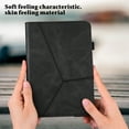 thumbnail image 4 of SaniMore for iPad Pro 11 2024 Embossed Stripe Case, PU Leather Case with Card Slot & Kickstand Pencil Holder & Hand Strap Shockproof Protective Case for Women Men, Black, 4 of 10