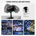 thumbnail image 6 of GALAPROX Christmas Snowflake Light Projector Outdoor, 2025 Upgraded Brightness Snowfall Spotlight Lamp with Remote, 6 of 9