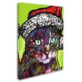 thumbnail image 2 of Trademark Fine Art 'Watchful Cat Christmas Edition' Canvas Art by Dean Russo, 2 of 3