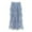Blue, variant on High Waist Midi Skirt for Women A-Line Pleated Skirts Women's Casual Irregular Cake Skirt Skirt Women's Mid-length High-waisted Gauze Skirt,Black,S