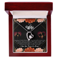 thumbnail image 1 of To My Wife Love You Forever Forever Necklace w Message Card, 1 of 8