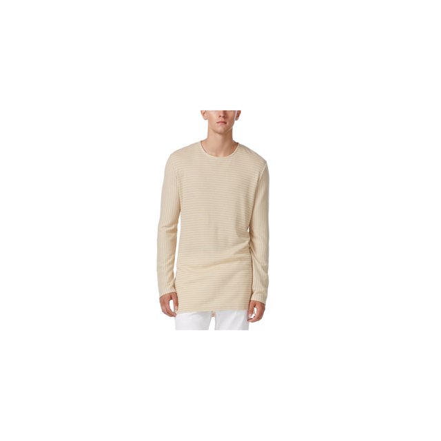 Jaywalker Mens Extended LS Thermal Sweater, Beige, Medium