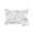 White, variant on 1 Pack Outdoor Pillows Waterproof, Black Shark Indoor/Outdoor Throw Pillows with Inserts, Black White Line Abstract Art Decorative Pillow for Patio Furniture Chairs Couch