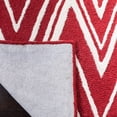 thumbnail image 4 of Safavieh Cambridge 5' X 8' Hand Tufted Wool Rug in Red and Ivory, 4 of 4