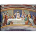 thumbnail image 1 of Cuadro Decorativo - Fresco de la iglesia de la última cena Jr  Impresión en canvas, estrechado., 1 of 2