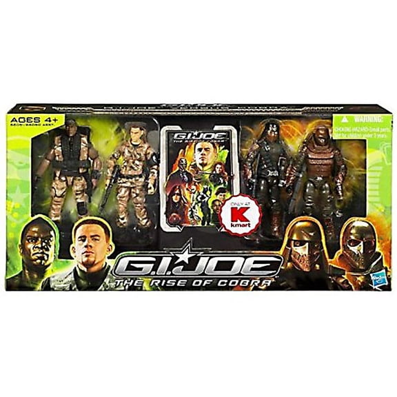 The Rise of Cobra GI Joe Vs. Cobra Action Figure 4-Pack