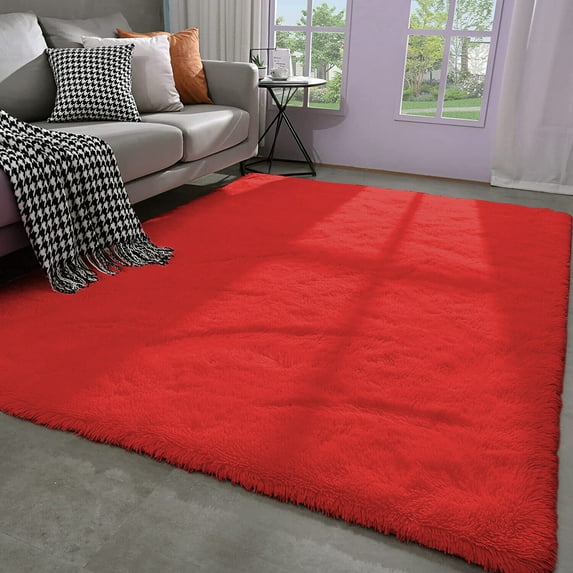 YouLoveIt Soft Area Rugs Fluffy Carpets Furry Floor Rugs Soft Shaggy Rugs Fluffy Bedroom Carpet Rectangle Durable Plush Fuzzy Area Rugs for Living Room Bedroom Dorm Kids Room
