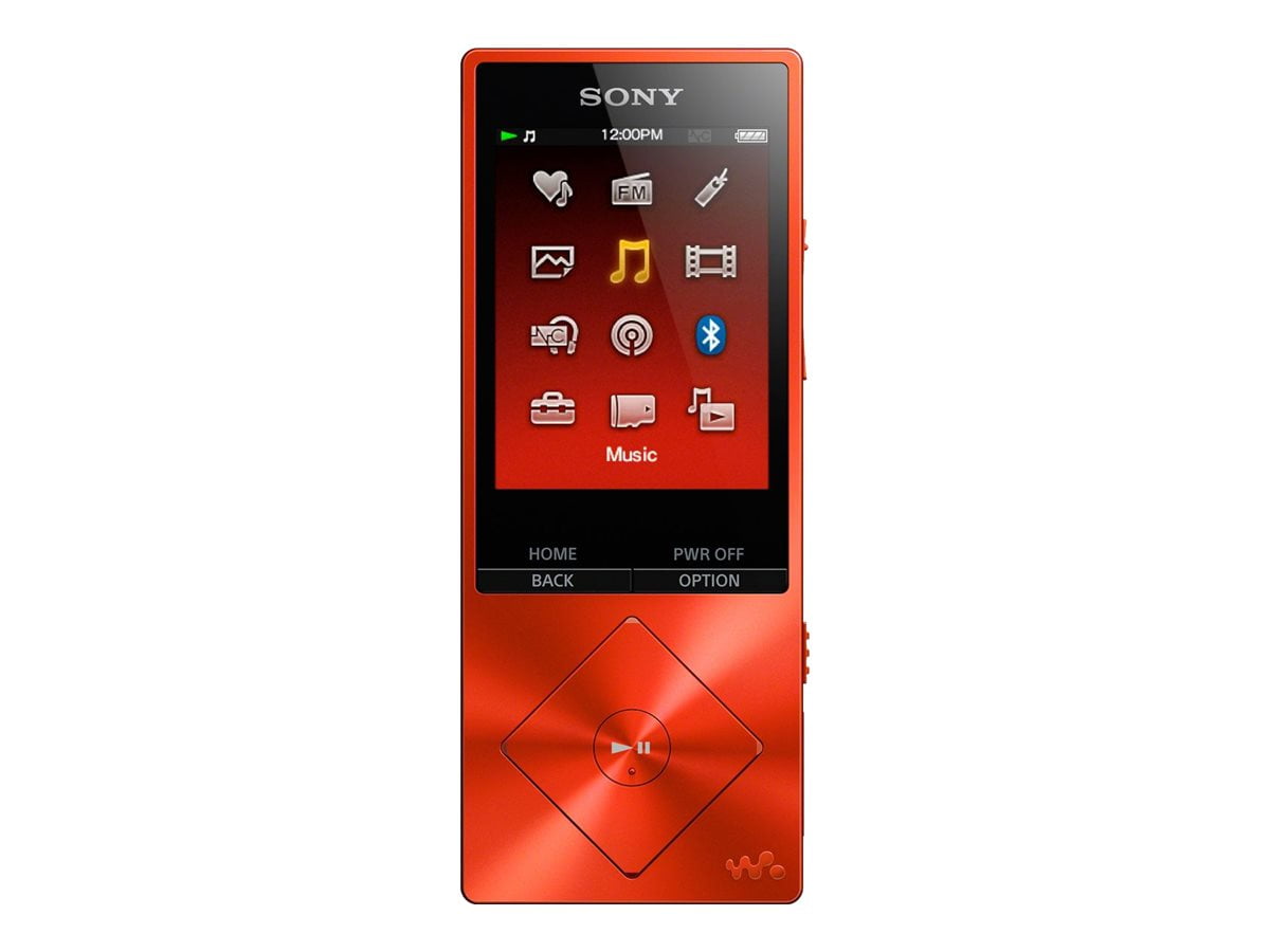 Sony Walkman NW-A26HN - Digital player - 32 GB - cinnabar red